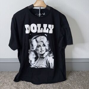 Dolly Parton Portrait Graphic T-Shirt Size XL Official Merchandise B0017